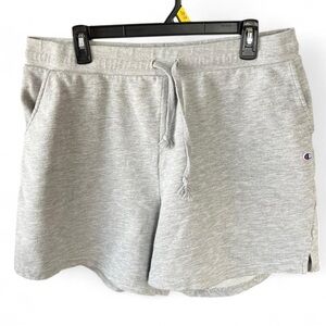 Champion Women's Heather Grey Athletic Cotton Blend Shorts